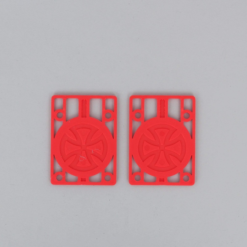 Independent 1/8 Riser Pads Red