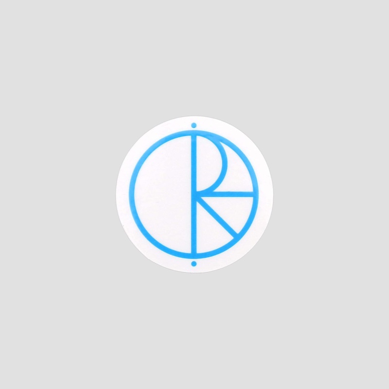 Polar Stroke Logo Sticker Blue