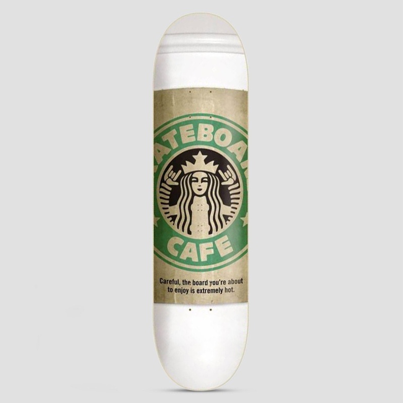 Skateboard Cafe 8.5 Starf*cks Deck White