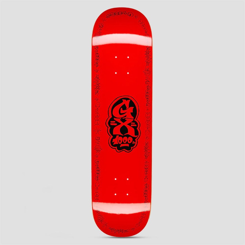 GX1000 8.25 Sketch Skateboard Deck Red