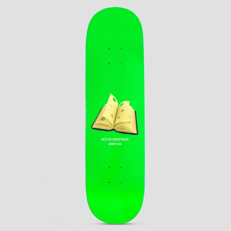 Sci-Fi Fantasy 8.5 Jerry Hsu Swiss Book Skateboard Deck
