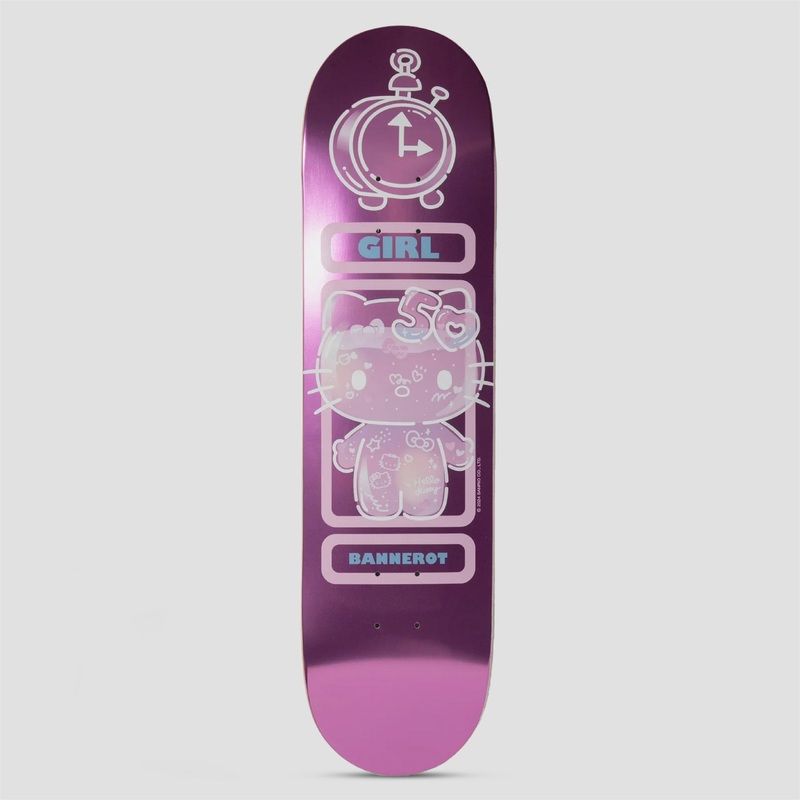 Girl x Hello Kitty 50th Anniversary 8 Bannerot Skateboard Deck