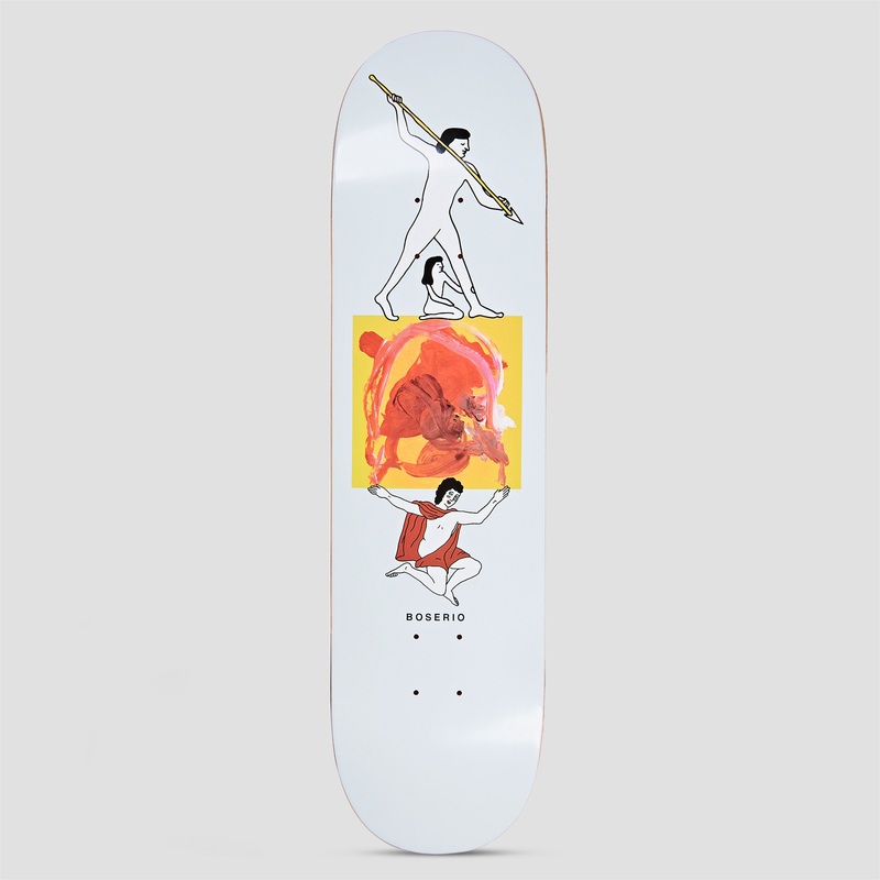 Polar 8.5 Nick Boserio Family Light Blue Skateboard Deck