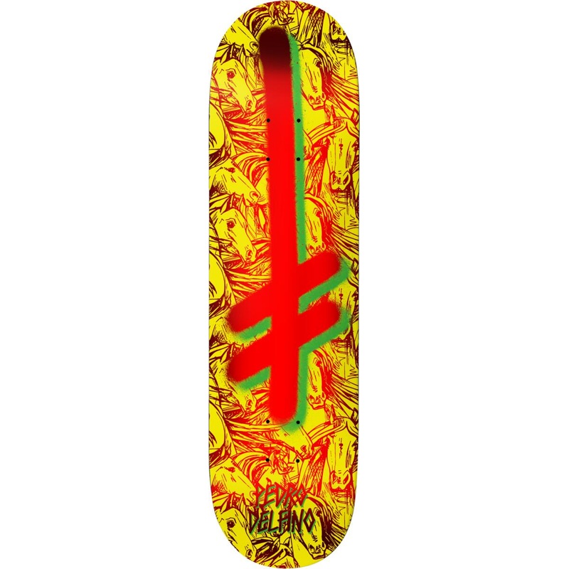 Deathwish - Delfino  Gang Logo Horses Deck (8.25") *SALE