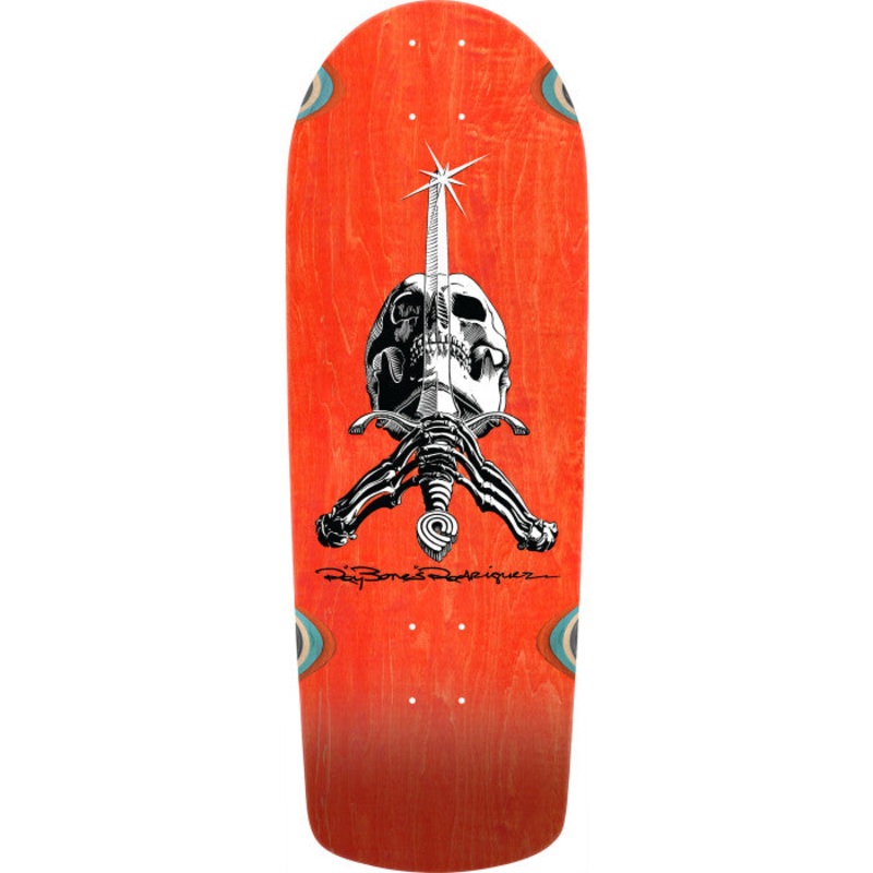 Powell - OG Skull & Sword Snub Rodriguez Orange Stain (10")