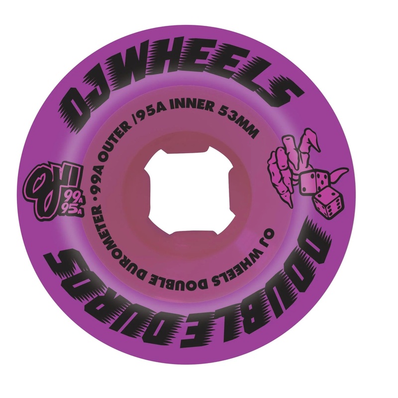 OJ - Double Duro Mini Combo 101a/95a Purple Wheels (53mm)