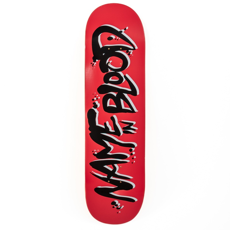 Name In Blood - Red OG Logo Deck (8.38"/8.75")