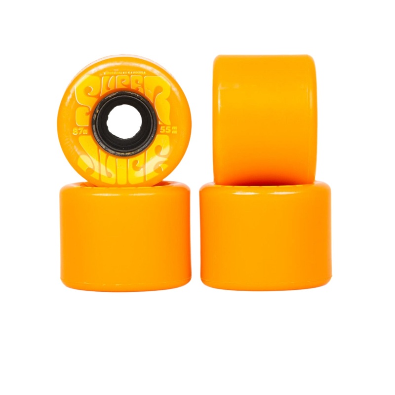 OJ - Mini Super Juice Orange Yellow 87a Wheels (55mm)