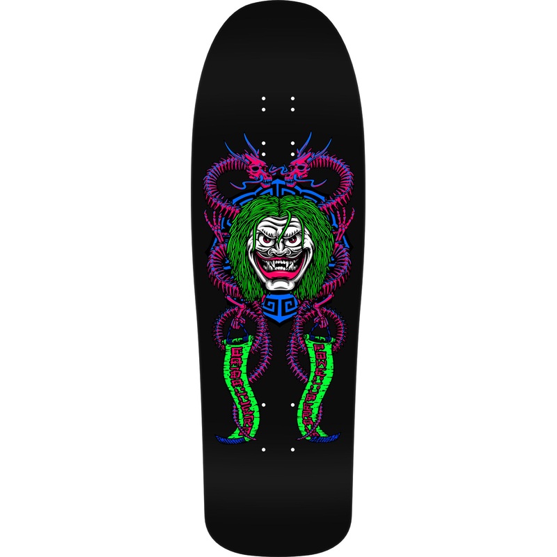 Powell - Powell Peralta Steve Caballero Mask Reissue Skateboard Deck Blacklight Deck (9.75")