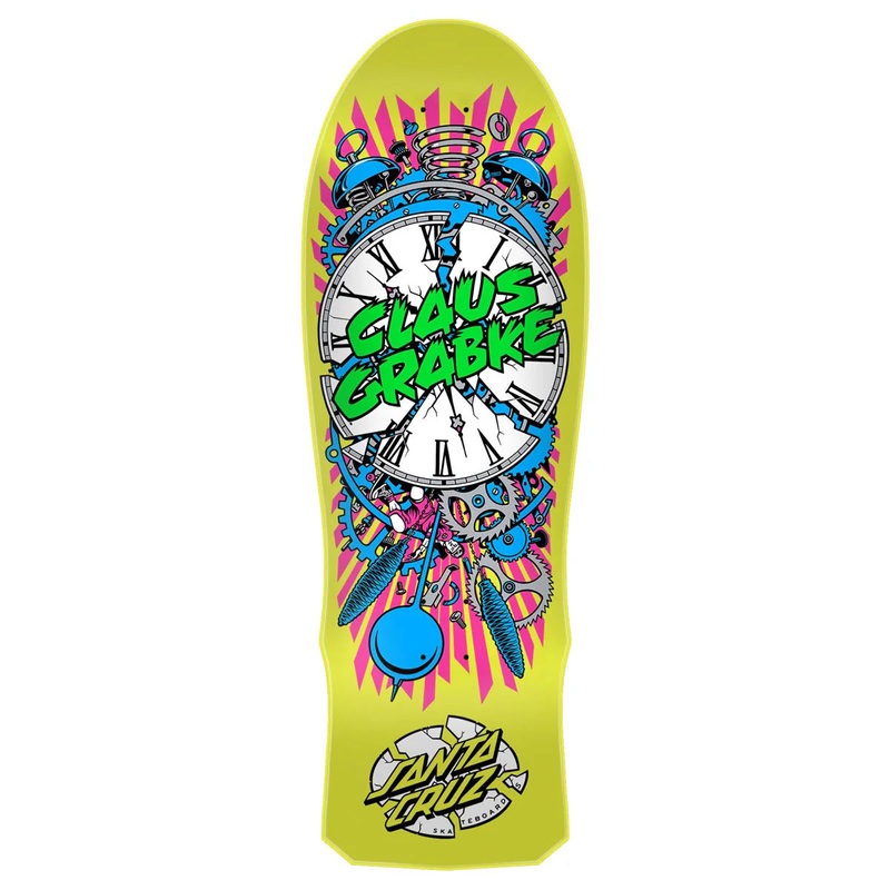 Santa Cruz - Claus Grabke Exploding Clock Reissue Deck (10.04")