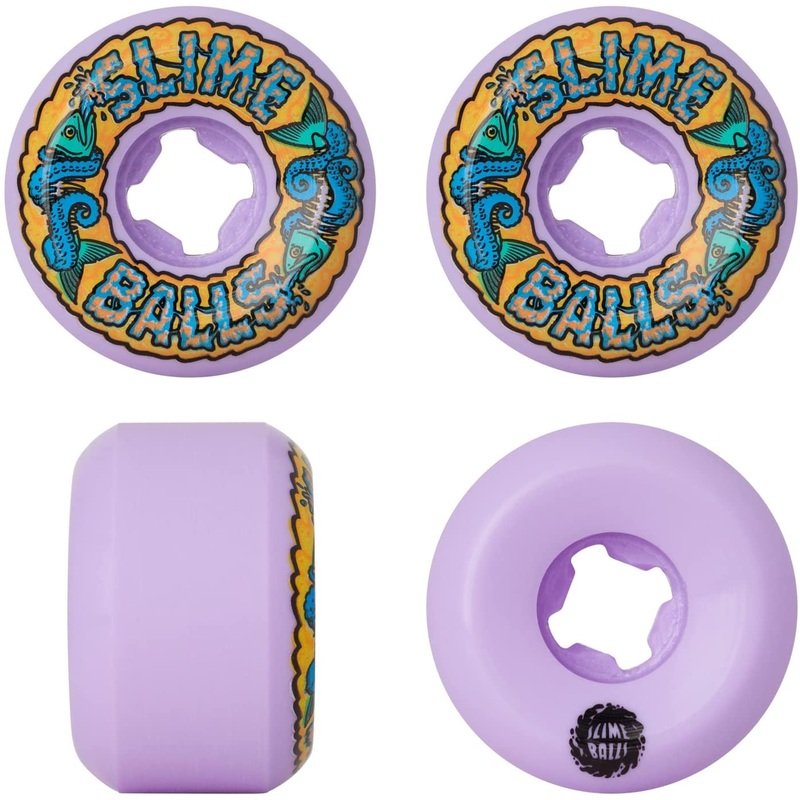 Slime Balls - Fish Balls Speed Balls Purple Wheels (54mm) *SALE