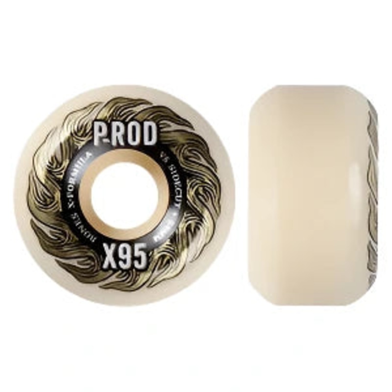 Bones - P-Rod Pro V5 Sidecut X-Formula 95a Wheels (52mm/53mm)