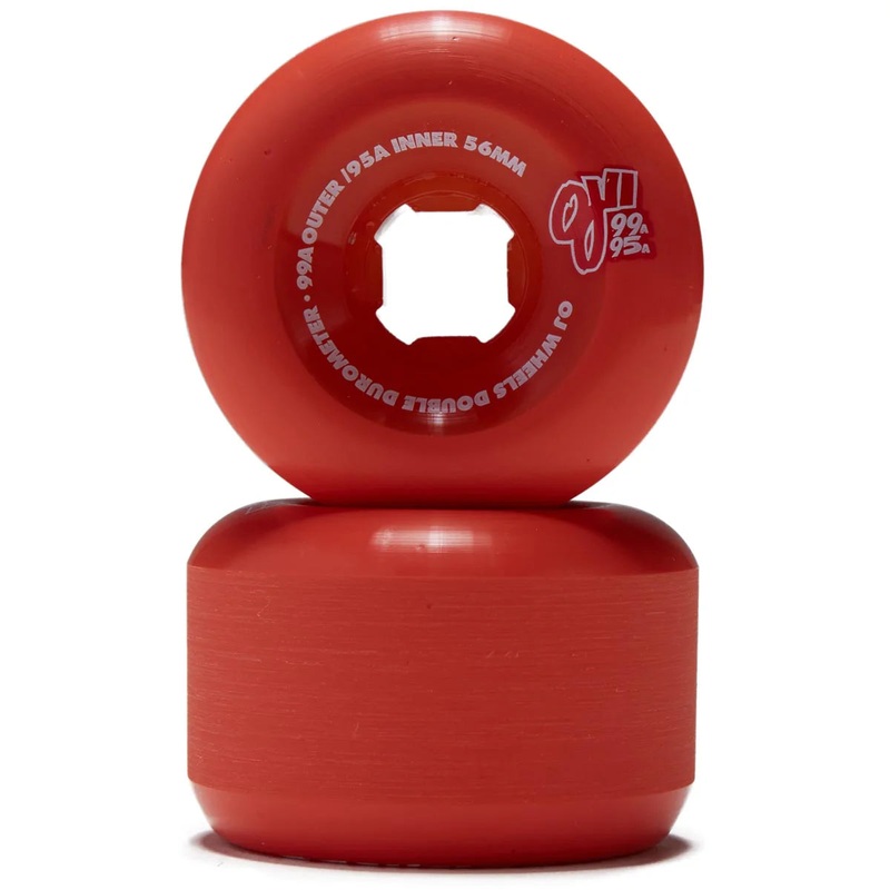 OJ - Double Duro Red 99a/95a Wheels (56mm)