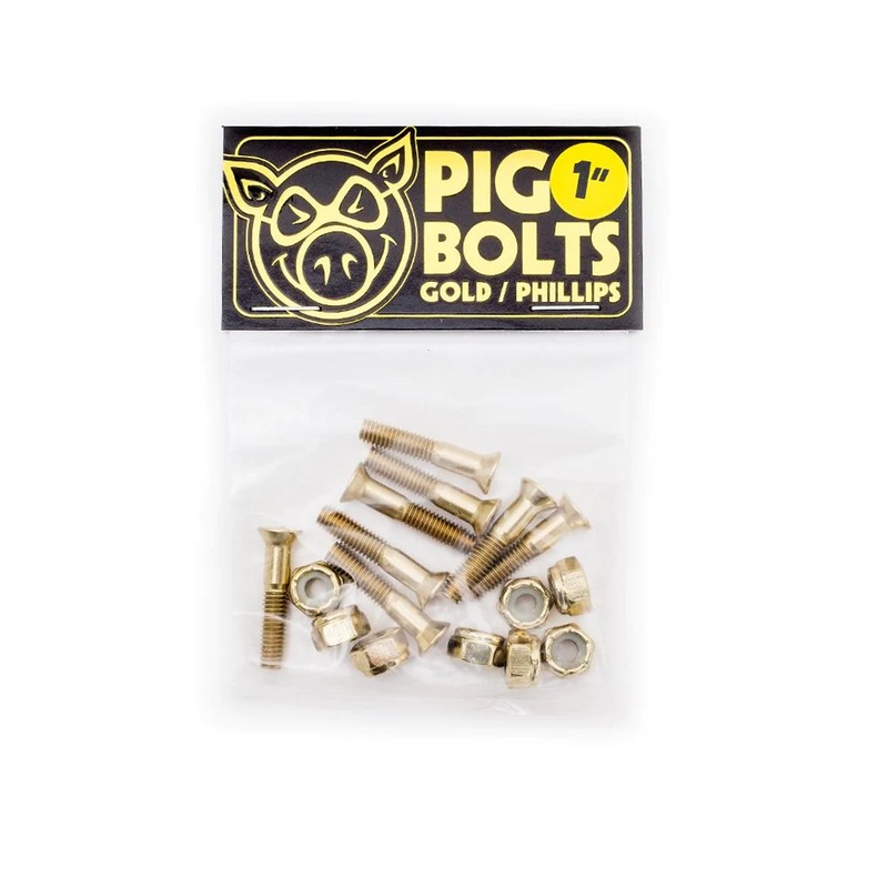 Pig - 1" Gold Phillips Hardware