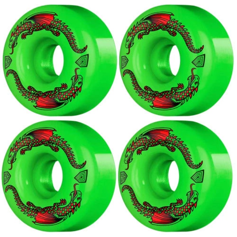 Powell - Dragon Formula 93a Green Wheels (53mm)