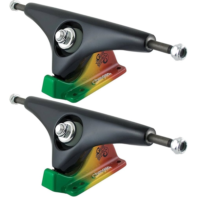 Gullwing - Charger Black/Rasta Trucks (10")