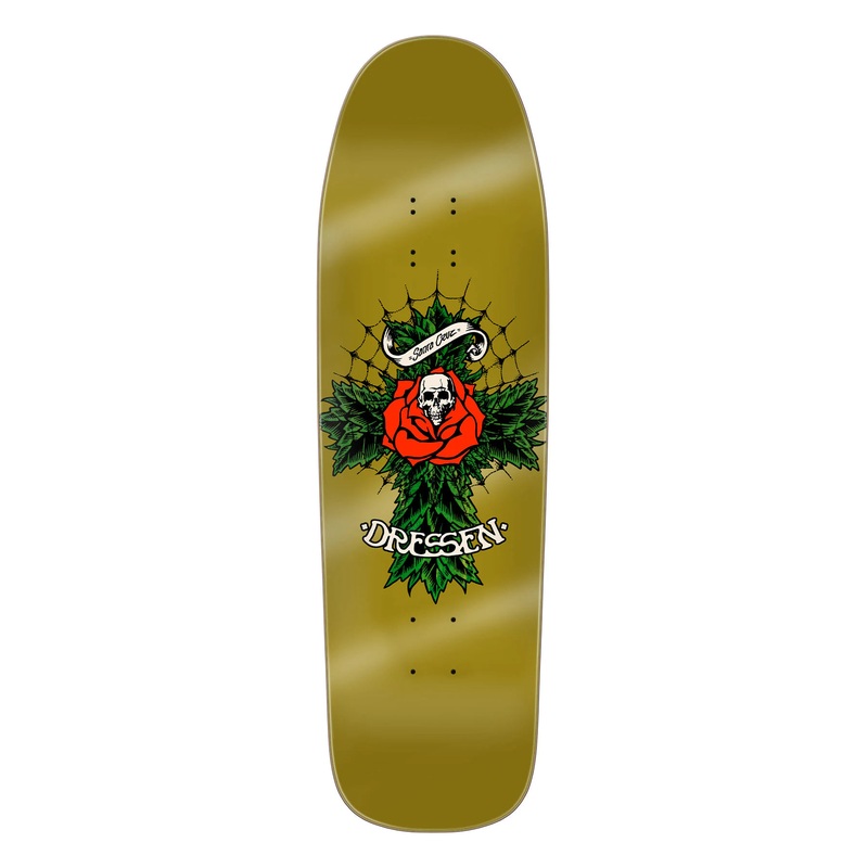 Santa Cruz - Dressen Rose Cross Two Deck (9.3")