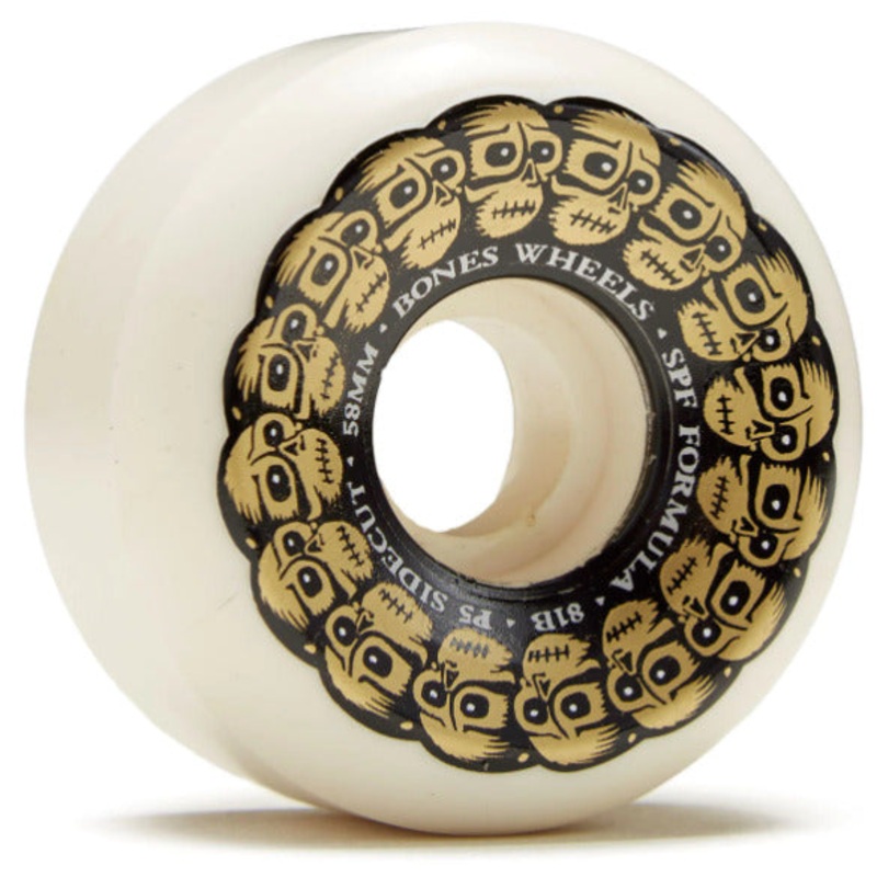 Bones -  Circle Skulls P5 Sidecut SPF 81B Wheels (Multiple Sizes)