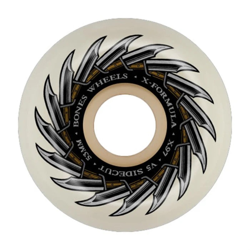 Bones - Knife Fight V5 Sidecut X-Formula 97a Wheels (55mm)