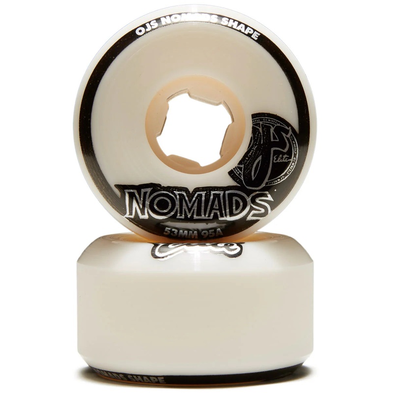 OJ - Elite White Nomads 95a Wheels (Multiple Sizes)