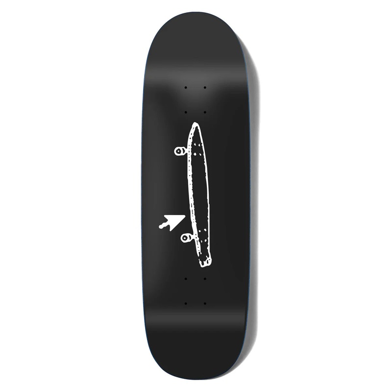 Crailtap - Logo Cruiser Black Deck (9.25") *SALE