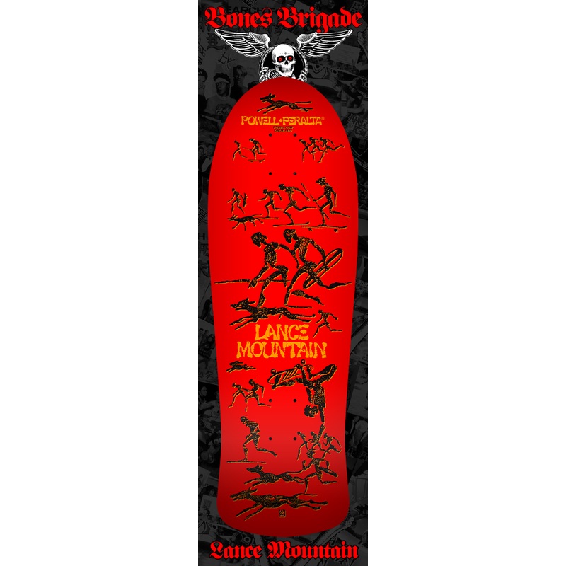 Powell - Bones Brigade Series 15 Lance Mountain Red Deck (9.9") *SALE
