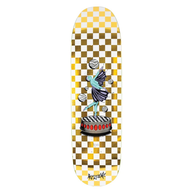 Welcome - Ryan Reyes Dancer On Baculus White/Gold Foil Deck (9")