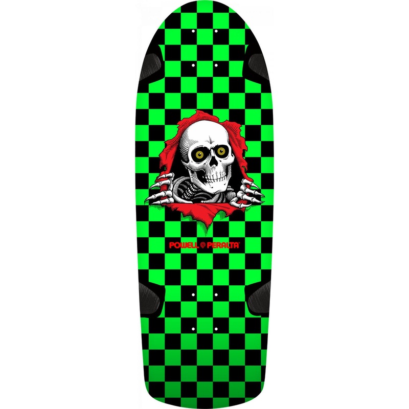 Powell - OG Ripper Checkerboard Green/Black Deck (10") *SALE
