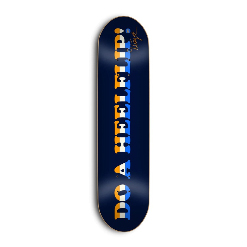 Skate Mental - Wieger Do A Heelflip Deck (8") *SALE