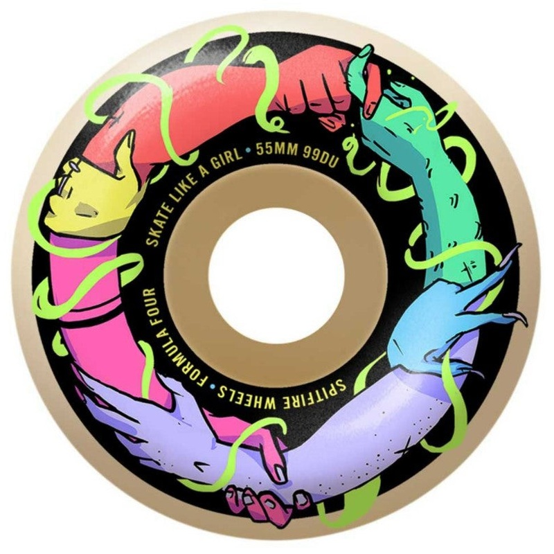 Spitfire - 99 Formula 4 Skate Like A Girl Wheels (55mm) *SALE