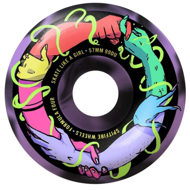 Spitfire - 99 Formula 4 Skate Like A Girl Wheels (57mm) *SALE