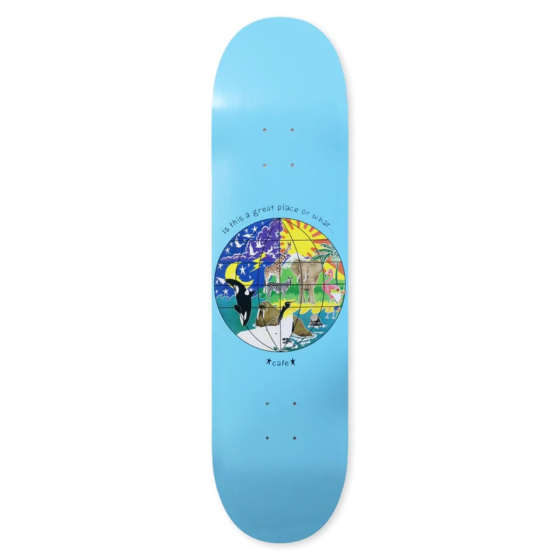 Cafe - Great Place Baby Blue Deck (8.125") *SALE