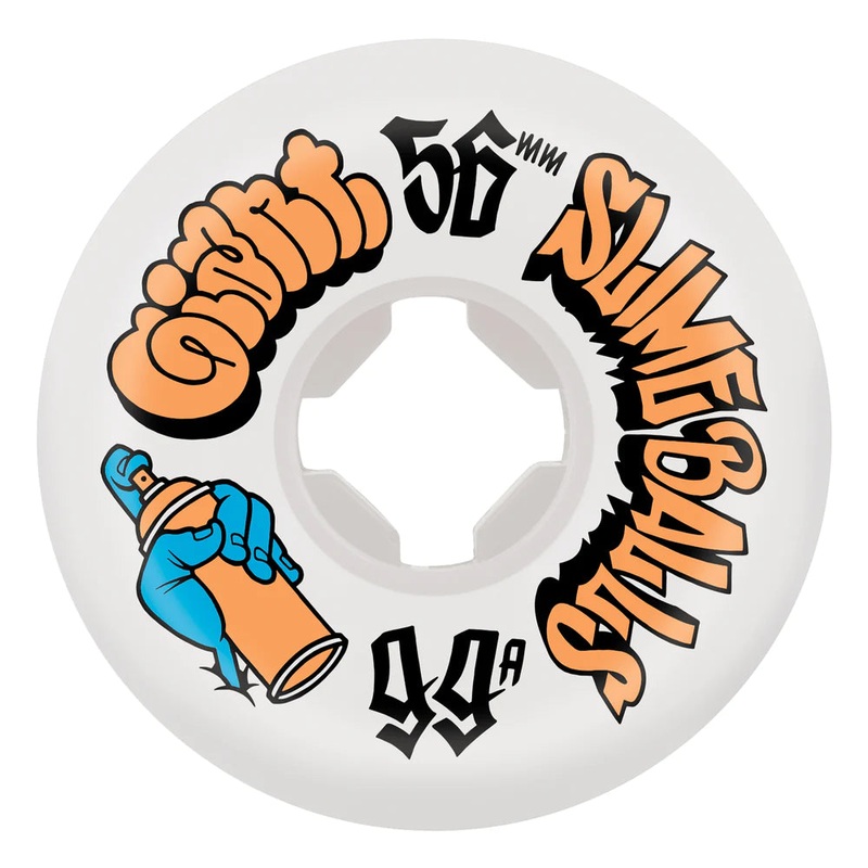 Slime Balls - Mike Giant Spray Balls White 99a Wheels (56mm)