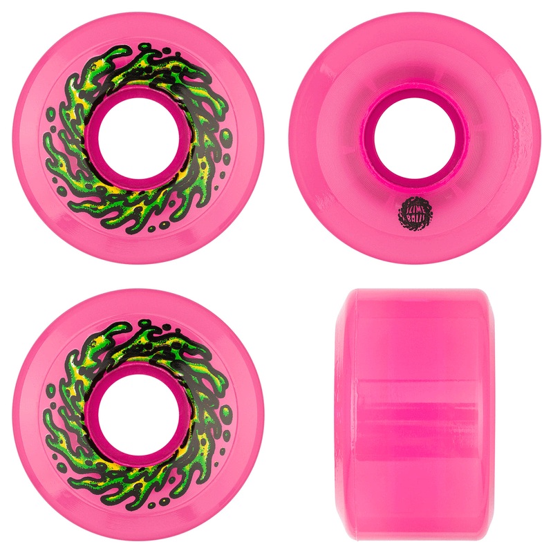 Slime Balls - Mini OG Trans. Pink 78a Wheels (54.5mm)
