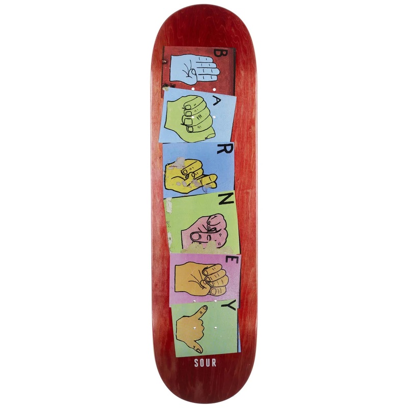 Sour - Barney Sign Deck (8.25") *SALE