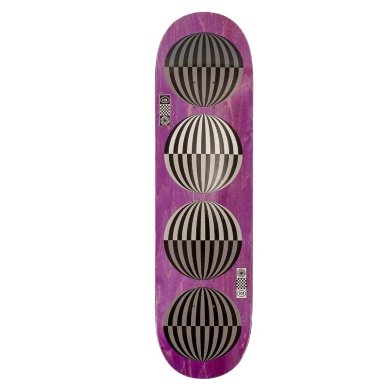 303 Boards - 303 Orbs Twin Tail Purple Deck (8.25")