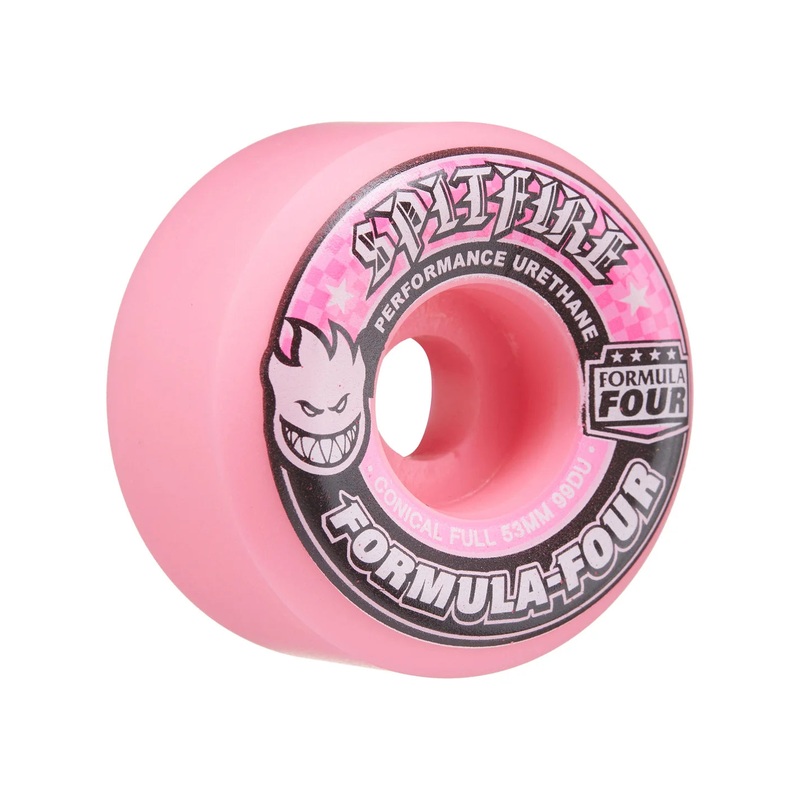 Spitfire - 99 Forumla 4 Conical Full Pink Wheels (53mm)